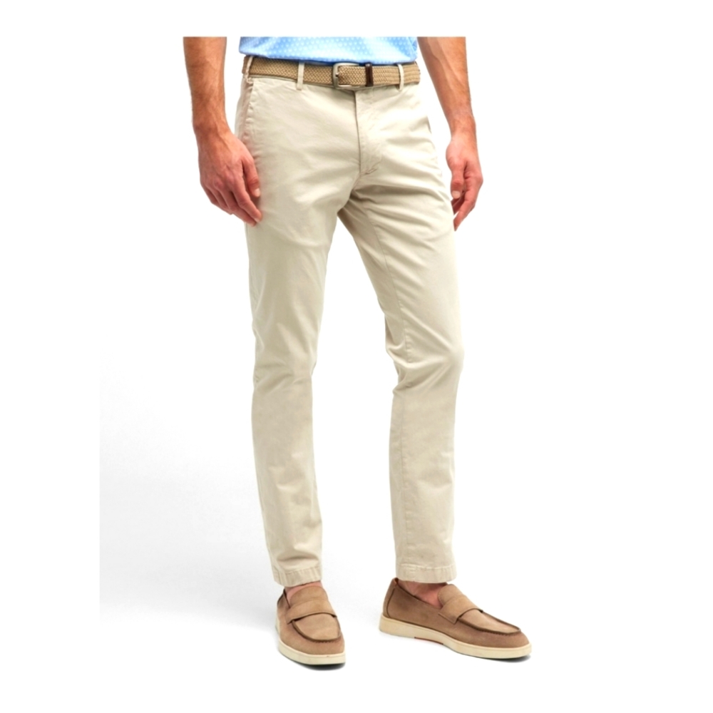 Men' Peter Millar Concorde Crown Crafted Tailored Chino Pants Stone 36x36 NWT